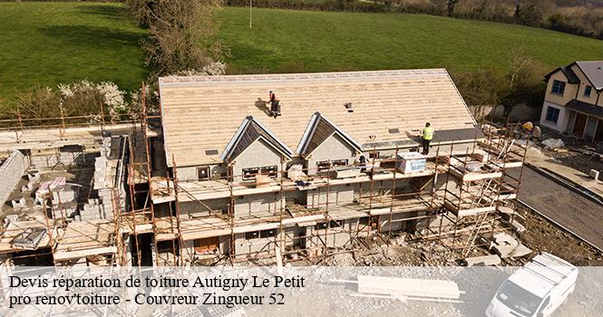 Devis réparation de toiture  autigny-le-petit-52300 pro renov'toiture - Couvreur Zingueur 52