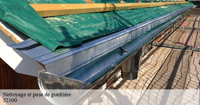 Nettoyage et pose de gouttière  sapignicourt-52100 pro renov'toiture - Couvreur Zingueur 52