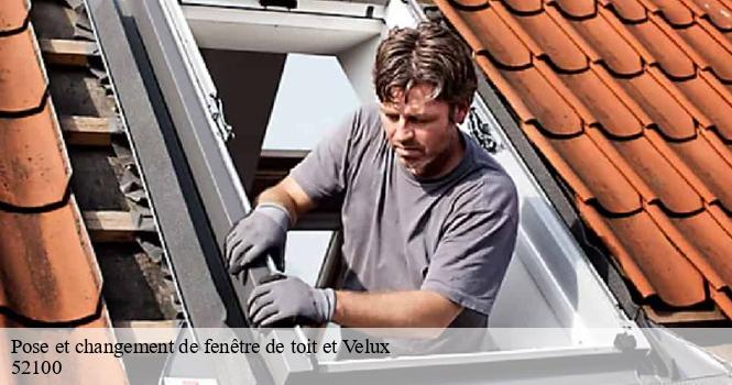 Pose et changement de fenêtre de toit et Velux  saint-eulien-52100 pro renov'toiture - Couvreur Zingueur 52