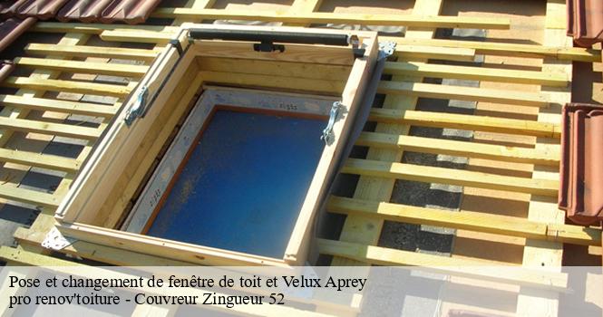 Pose et changement de fenêtre de toit et Velux  aprey-52250 pro renov'toiture - Couvreur Zingueur 52