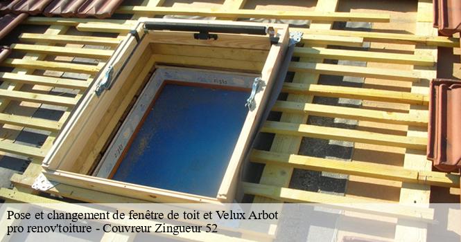 Pose et changement de fenêtre de toit et Velux  arbot-52160 pro renov'toiture - Couvreur Zingueur 52